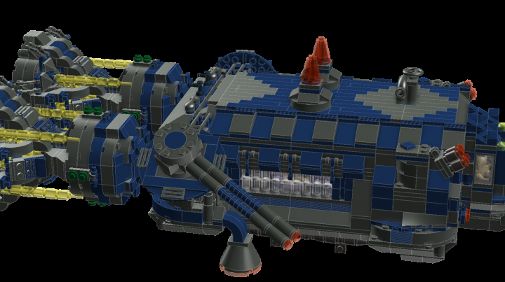 LEGO MOC - In a galaxy far, far away... - General's warship 'Eagle-owl'