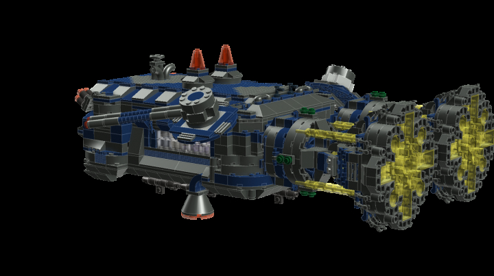 LEGO MOC - In a galaxy far, far away... - General's warship 'Eagle-owl'