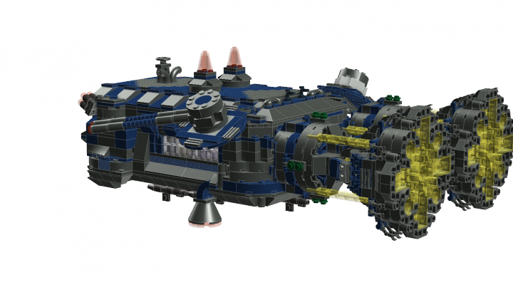 LEGO MOC - In a galaxy far, far away... - General's warship 'Eagle-owl'