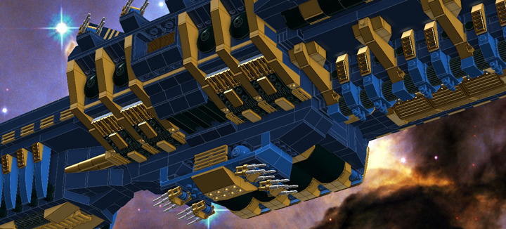 LEGO MOC - In a galaxy far, far away... - Heavy carrier 'M'an-Sertal'