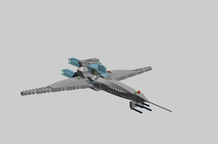 LEGO MOC - In a galaxy far, far away... - 'Hooper' space ship
