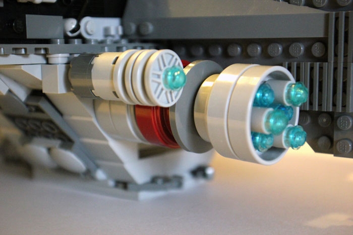 LEGO MOC - In a galaxy far, far away... - Nave de assalto classe Acclamator