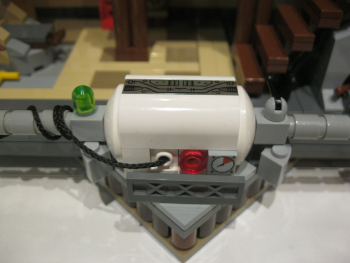 LEGO MOC - Because we can! - Switzerland of 'Clean' toilets: это цестерна-мотор<br />
<br />
закачивает горючее с огнём и высасывает дым