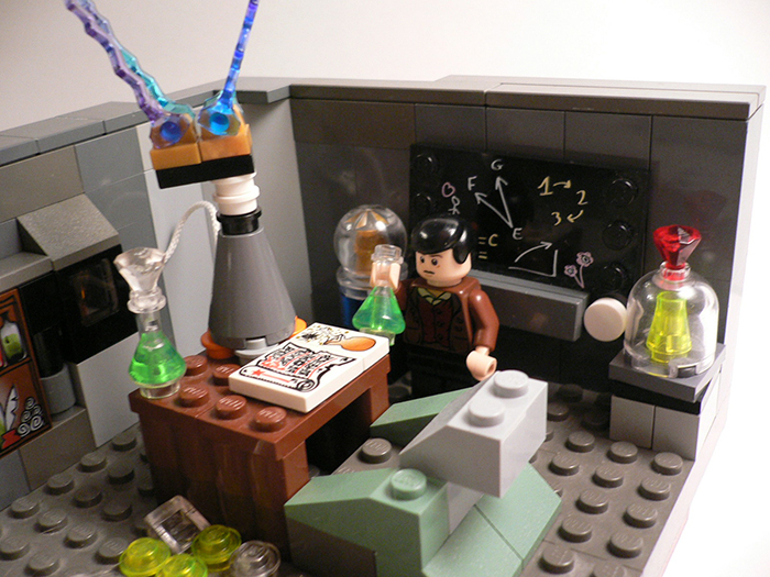 LEGO MOC - Because we can! - Nikola Tesla: 'Приступим к опытам!'