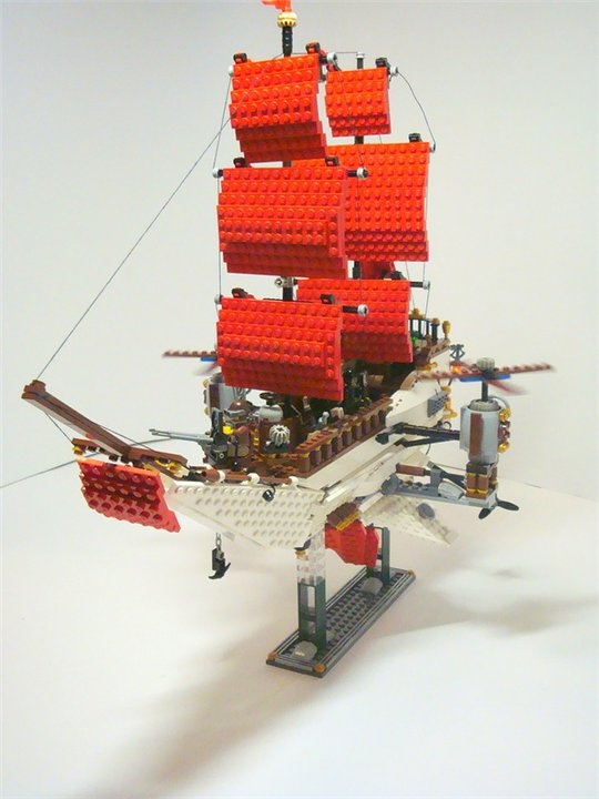 LEGO MOC - Steampunk Machine - Steampunk styled 'Scarlet Sails'