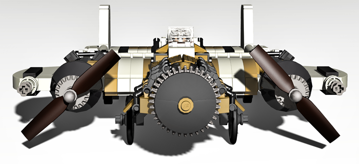 LEGO MOC - Steampunk Machine - Steam Flyer