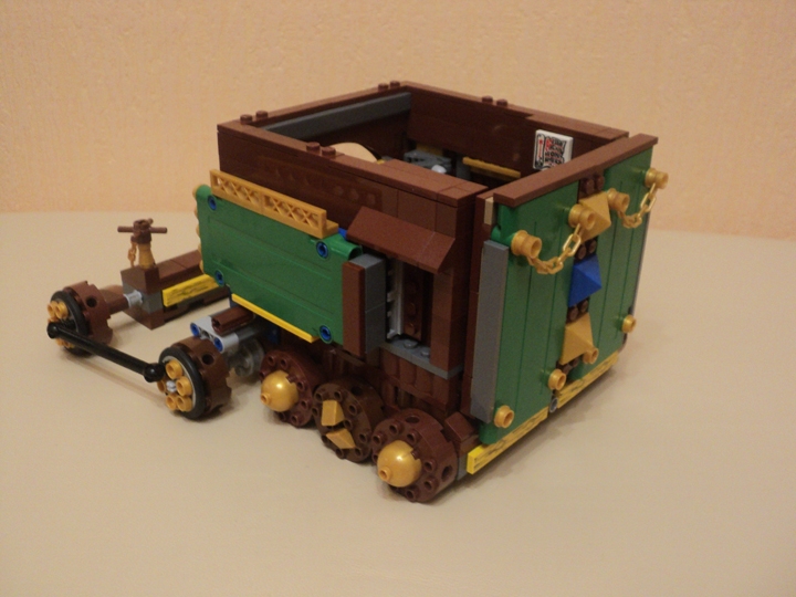 LEGO MOC - Steampunk Machine - Вездеход-сборщик алмазов