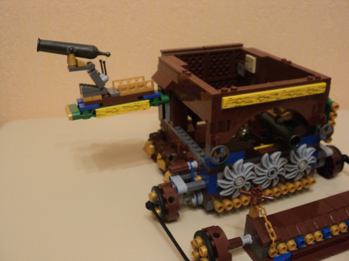 LEGO MOC - Steampunk Machine - Вездеход-сборщик алмазов
