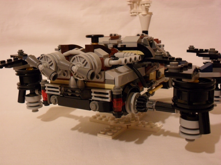 LEGO MOC - Steampunk Machine - DeLorean STEAM Machine: Поближе задний бампер.