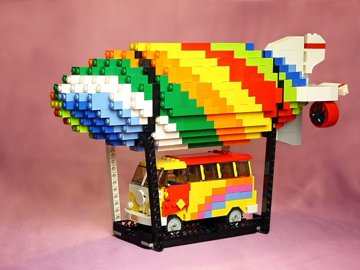 LEGO MOC - Mini-contest 'Zeppelin Battle' - Make Love Not War