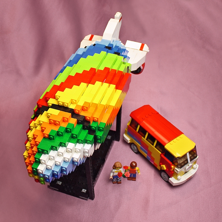 LEGO MOC - Mini-contest 'Zeppelin Battle' - Make Love Not War