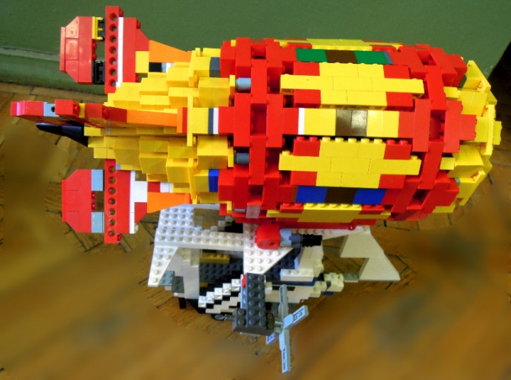 LEGO MOC - Mini-contest 'Zeppelin Battle' - Дирижабль для романтического путешествия или Небесный корсар