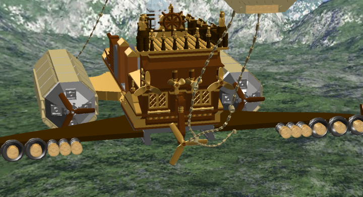 LEGO MOC - Mini-contest 'Zeppelin Battle' - Sky squadron