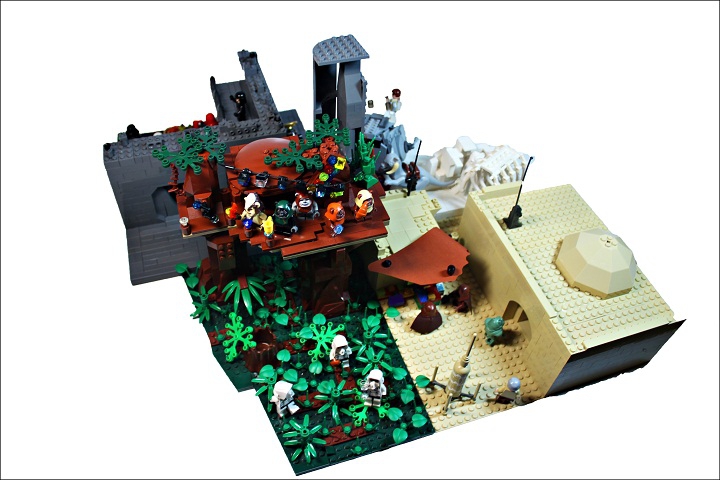 LEGO MOC - New Year's Brick 2014 - Встреча Нового года в далекой-далекой галактике...