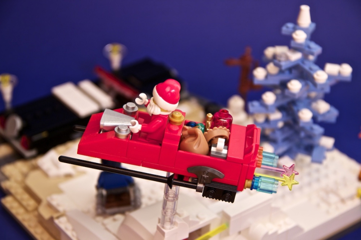 LEGO MOC - New Year's Brick 2014 - «Рождественский вечер»