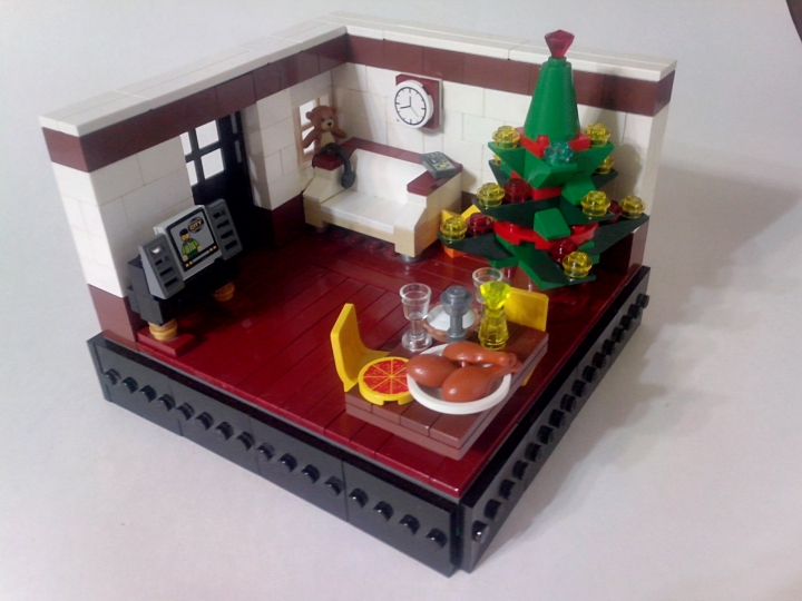 LEGO MOC - New Year's Brick 2014 - Встреча Нового Года: Общий вид без минифигурок