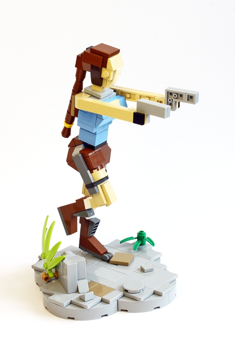 LEGO MOC - 16x16: Character - Lara Croft: Tomb Raider: <br />
