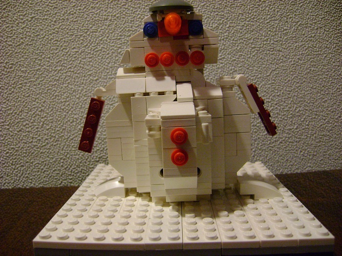 LEGO MOC - 16x16: Character - Снеговик: Весёлый толстячок-снеговик.