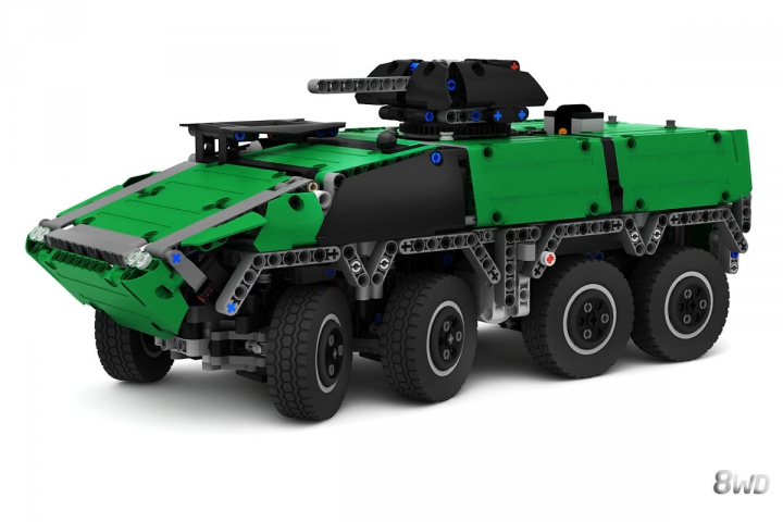 LEGO MOC - LDD-contest '20th-century military equipment‎' - GTK Boxer
