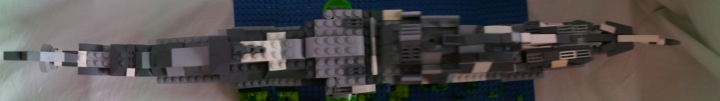 LEGO MOC - Submersibles - Наутилус - подвижный в подвижном: сверху.