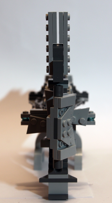 LEGO MOC - Submersibles - Наутилус: Вид сзади. Руль повернут.