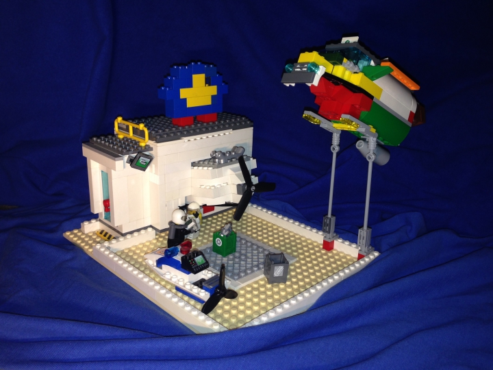 LEGO MOC - Submersibles - Школа навигации батискафов (2050г.): Самое красивое-общий вид.
