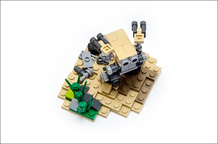 LEGO MOC - Battle of the Masters 'In cube' - DESERT STRIKE
