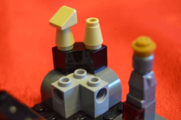 LEGO MOC - Battle of the Masters 'In cube' - Атака на Темный Замок: Остатки архитектуры времен бывшего короля.