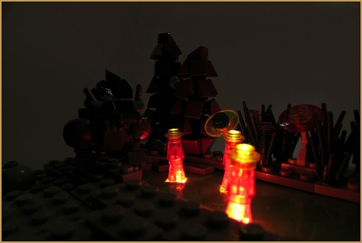 LEGO MOC - Инопланетная жизнь - Синтия: планета песка и леса.