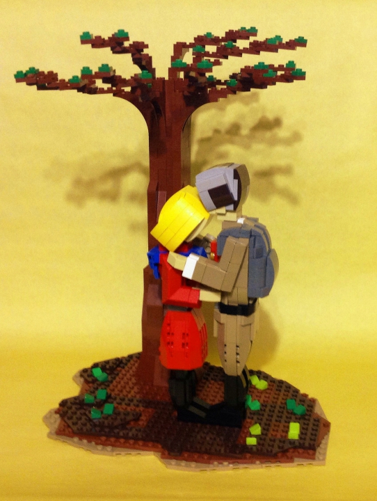 LEGO MOC - Joy and Sadness of Great Victory - Живой. Вернулся. Дождалась.