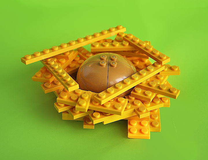 LEGO MOC - Russian Tales' Wonders - Assia and the Hen with the Golden Eggs 