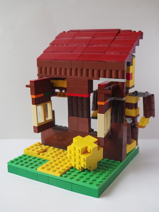 LEGO MOC - Russian Tales' Wonders - Колобок: Общий вид.