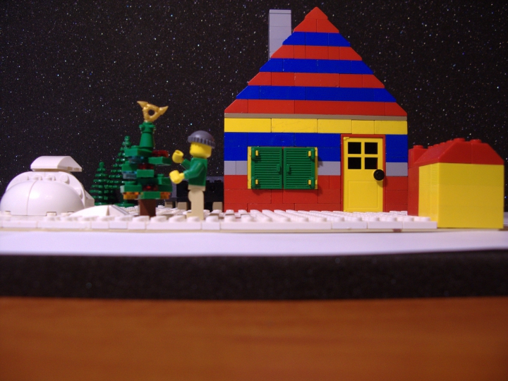 LEGO MOC - New Year's Brick 2017 - Дом под Рождество.