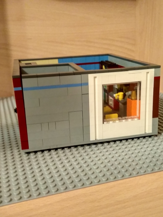 LEGO MOC - Detective Contest - Офис детектива: Вид с другой стороны 