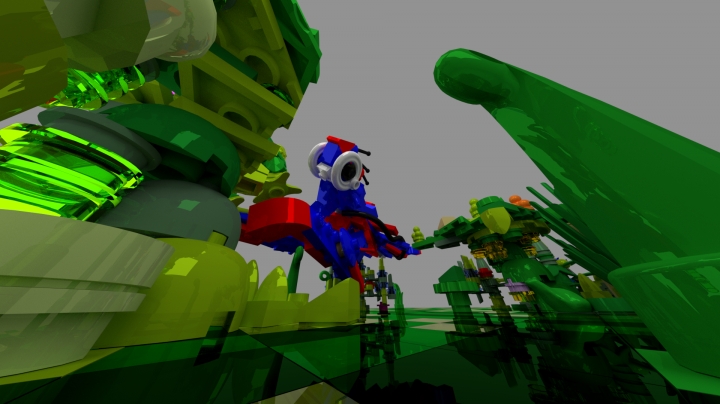 LEGO MOC - Fantastic Beasts And Who Dreams Of Them - Куфр и Охакат.: Вид с воды на Куфра.