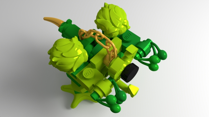 LEGO MOC - Fantastic Beasts And Who Dreams Of Them - Куфр и Охакат.: Охакат   не умеет летать и плохо плавает. 