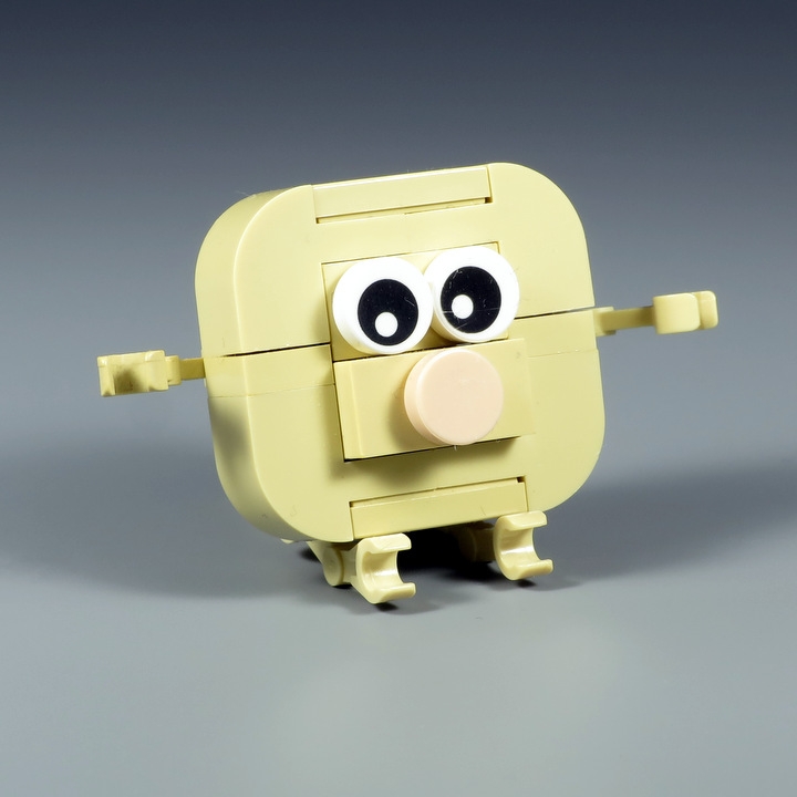 LEGO MOC - 16x16: Chibi - Babushka, Dedushka & Kolobok: </i>'We have a bread-boy! Kolobok!'<br><i><br />
('У нас есть хлебный малыш! Колобок!')