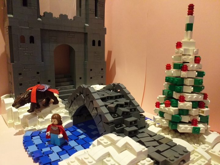 LEGO MOC - New Year's Brick 2020 - Красавица и Чудовище. Чудесное Рождество