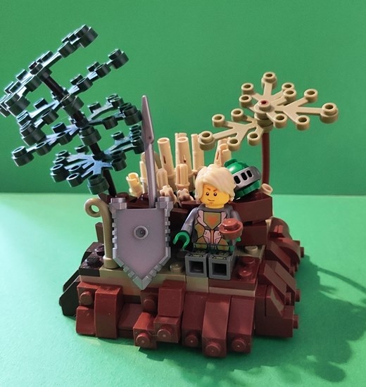 LEGO MOC - Младшая лига. Конкурс 'Средневековье'. - На привале