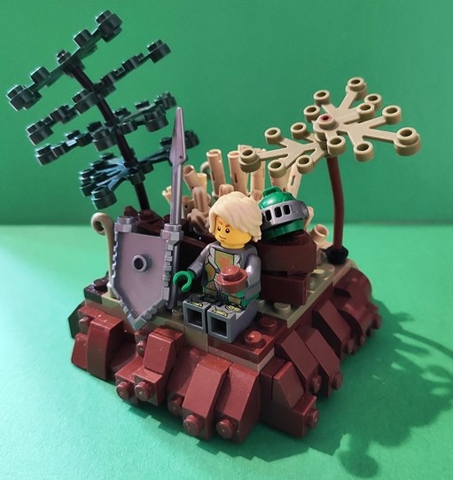 LEGO MOC - Младшая лига. Конкурс 'Средневековье'. - На привале
