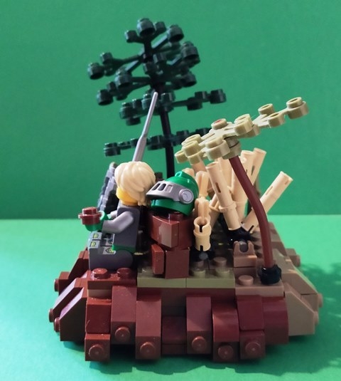 LEGO MOC - Младшая лига. Конкурс 'Средневековье'. - На привале