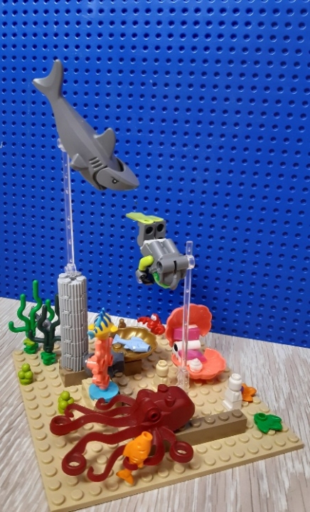 LEGO MOC - LEGO-конкурс 16x16: 'Все работы хороши' - Глупый водолаз