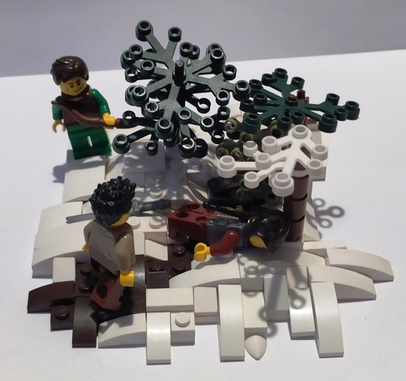 LEGO MOC - LEGO-конкурс 16x16: 'Иллюстрация' - Р.Л. Стивенсон. 'Черная стрела': Третий ракурс. 