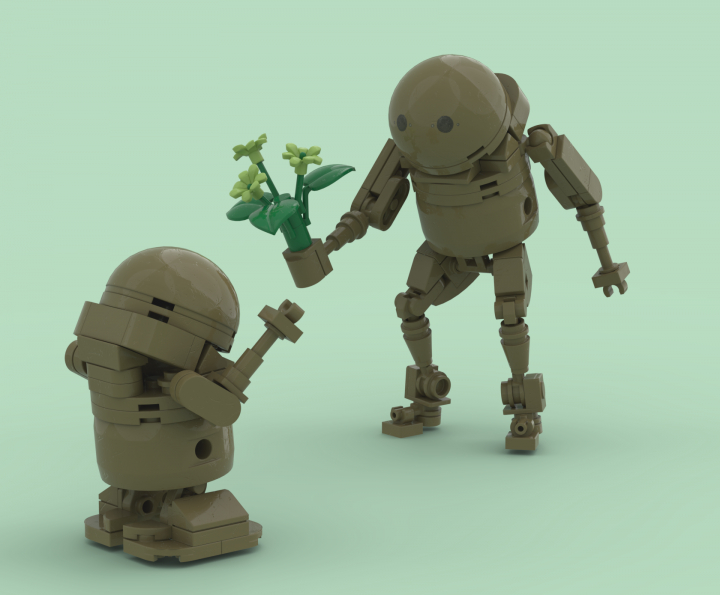 LEGO MOC - LEGO-конкурс 'Светлое будущее' - flowers for m[A]chines