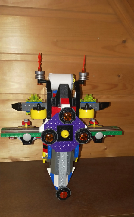 LEGO MOC - LEGO-конкурс 'Путь к звездам' - Insectoids-humanoids UFO Starfighter - 2000-x2