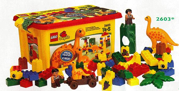 Bricker - Brinquedo contruído por LEGO 2603 Dinosaur Tub