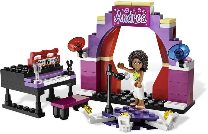 Bricker - Brinquedo contruído por LEGO 3932 Andrea's Stage