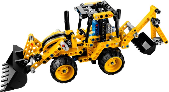 Bricker - Brinquedo contruído por LEGO 42004 Mini Backhoe loader