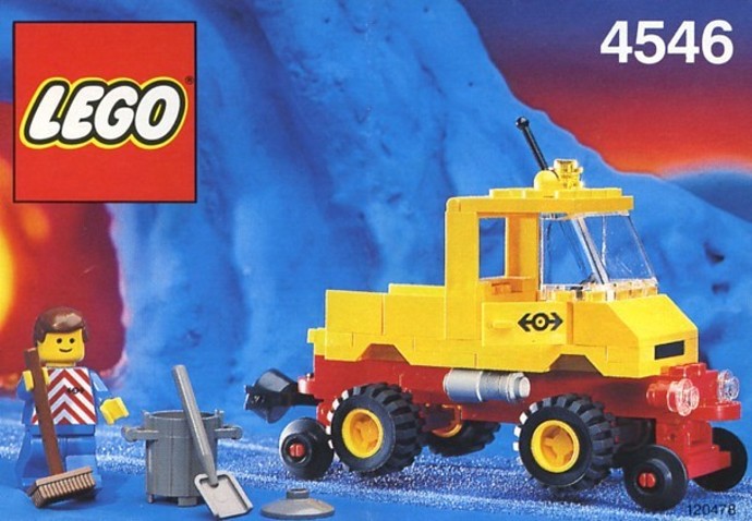 Bricker - Brinquedo contruído por LEGO 4546 Road N' Rail Maintenance