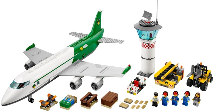 Bricker - Brinquedo contruído por LEGO 60022 Cargo Terminal